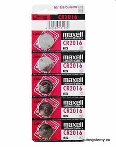 BATERIA CR 2016 3V DO PILOTW MAXELL - 2829395720