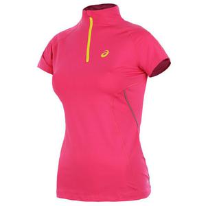 koszulka do biegania damska ASICS SPEED SHORTSLEEVE 1/2 ZIP / 114466-0211 - 2825521546