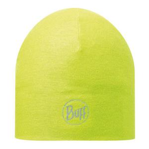 czapka do biegania BUFF MICROFIBER 2 LAYERS HAT BUFF SOLID YELLOW / 111397.117.10