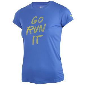 koszulka do biegania damska ASICS GRAPHIC SHORT SLEEVE TOP / 132111-8091 - koszulka do biegania...