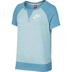 koszulka sportowa damska NIKE GYM VINTAGE TOP SHORT SLEEVE / 728234-418 - NIKE GYM VINTAGE TOP SHORT SLEEVE - 2825522839