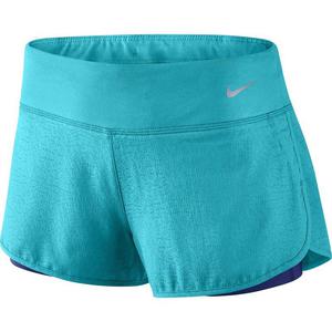 spodenki do biegania damskie NIKE 3" RIVAL JACQUARD 2IN1 SHORT / 719757-418 - NIKE 3" RIVAL JACQUARD 2IN1 SHORT - 2855523226