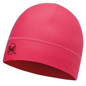 czapka do biegania BUFF MICROFIBER 1 LAYER HAT BUFF SOLID WILD PINK / 113246.540.10 - 2852620108