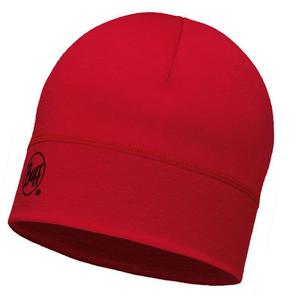 czapka do biegania BUFF MERINO WOOL 1 LAYER HAT BUFF SOLID GRANA / 113013.427.10 - 2852620116