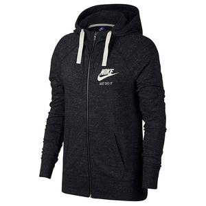 bluza sportowa damska NIKE GYM VINTAGE HOODIE FULL ZIP / 883729-010 - 2852620739