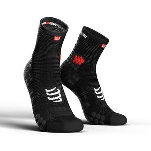 skarpety kompresyjne COMPRESSPORT PRO RACING SOCKS V3.0 HIGH SMART (1 para) / BLACK - 2854981124