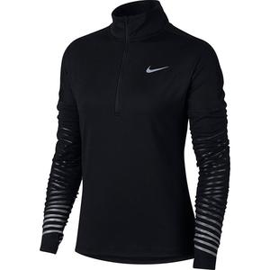 bluza do biegania damska NIKE DRY FLASH ELEMENT HALF ZIP / 856608-010 - 2857932143