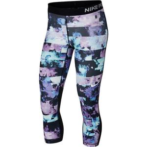 legginsy termoaktywne damskie 3/4 NIKE PRO CAPRI FLOWER / 855282-595 - NIKE PRO CAPRI FLOWER - 2858167343