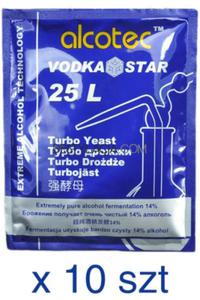 ALCOTEC VODKA STAR TURBO / 10SZT - 2852406439