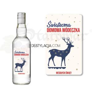 ETYKIETA SAMOPRZYLEPNA NA BUTELK - WITECZNY DOMOWA WDECZKA ET32 / 1 szt - 2876892561