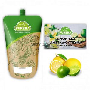 KONCENTRAT LEMONIADA LIMETKA - CYTRYNA 1KG - 2878236922