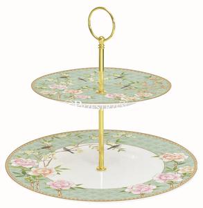 DWUPITROWA PORCELANOWA PATERA DO CIAST - R2S - PALACE GARDEN SELEDYN (1352 PALA) - 2859801152