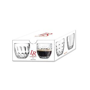 SZKLANKI do ESPRESSO La Rochere - KOMPLET 4 SZTUK - TROQUET - 100 ml - 2872971184