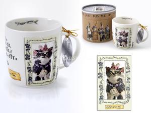 KUBEK PORCELANOWY W POJEMNIKU - ROYAL FURMILY - KOTKA Lady Tiny Tinsy Tuna - 2859802156