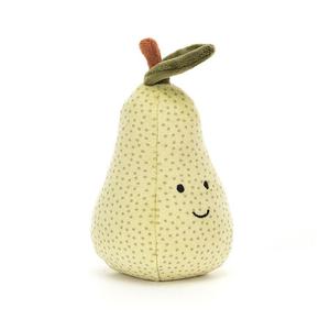 MASKOTKA Umiechnita Gruszka - Fabulous Pear- ZABAWNE OWOCE JELLYCAT - 2870091455