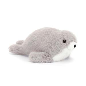 MASKOTKA JELLYCAT - PLUSZOWA FOKA SZARA - 15 cm - 2873409670