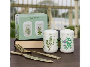 SOLNICZKA I PIEPRZNICZKA Herb Garden - Zioa KOMPLET PORCELANOWY - 2874571131