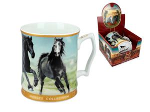 DUY KUBEK PORCELANOWY CARMANI Horses Collection - Konie w galopie 2 - 2875577877