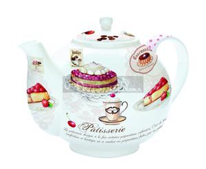 IMBRYK CZAJNIK PORCELANOWY Z ZAPARZACZEM DO HERBATY - Patisserie (321 PATI) - 2586458109