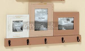 WIESZAK Z 3 RAMKA NA ZDJCIA - Shabby Chic - 2586459721