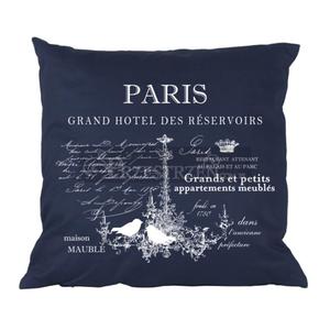 PODUSZKA OZDOBNA FRENCH HOME - PARIS BLUE - 2586460420