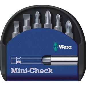 WERA BITY (GROTY) Z UCHWYTEM MAGNETYCZNYM W ZESTAWIE MINI-CHECK ZESTAW 6 szt. - 2827735542