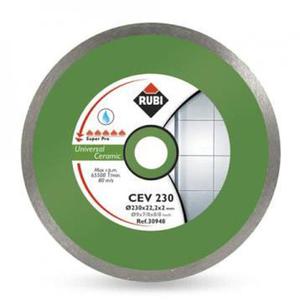 RUBI TARCZA DIAMENTOWA DO CERAMIKI CEV 230 x 22,2mm SUPERPRO - 2827739231