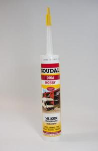 SOUDAL Silikon uniwersalny bezbarwny 300ml - 2832250171