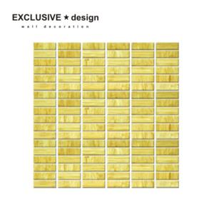 Mozaika bambusowa 48x14mm honey (tafla: 297x305mm) - 2827566848