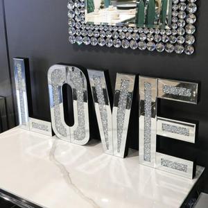 Litery napis glamour LOVE 30x50x5 cm D-0557 - 2876906726