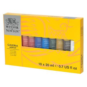 Farby akrylowe Galeria Winsor & Newton 10 kolorw - tubki 20 ml - 2823191746