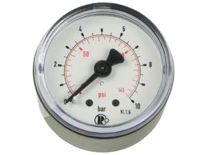 Harder & Steenbeck 132040 manometer rear connection G1/8" (to 10 bar) for oil-compressors - 2872078627