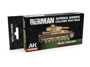 AK REAL COLORS SET RCS124 German Afrika Korps Colors 1941-1943 (6x17ml) - 2878888371