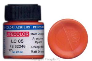 Farba LifeColor LC05 basic matt orange - 2824062855