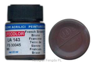 Farba LifeColor UA143 mimetic french brown - 2824062999