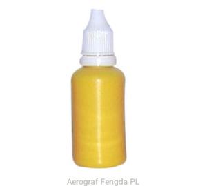 Aerograf farba do paznokci Fengda mid yellow - 2824063338