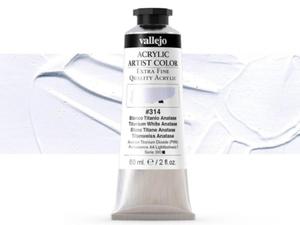 Vallejo Acrylic Artist Color 16314 Titanium White Anatase (60ml) - 2860513847