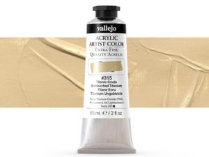 Vallejo Acrylic Artist Color 16315 Umbleached Titanium (60ml) - 2860513848