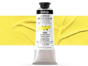 Vallejo Acrylic Artist Color 16505 Titanium Yellow (60ml) - 2860513885