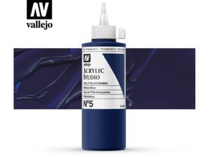 Vallejo Acrylic Studio 22005 Phtalo Blue (200ml) - 2860513936