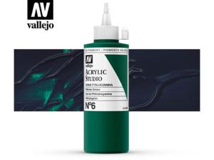 Vallejo Acrylic Studio 22006 Phtalo Green (200ml) - 2860513937