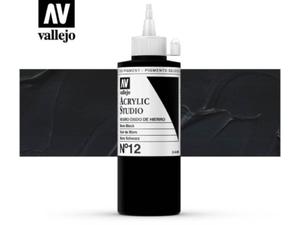 Vallejo Acrylic Studio 22012 Mars Black (200ml) - 2860513943