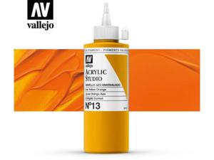 Vallejo Acrylic Studio 22013 Azo Yellow Orange (200ml) - 2860513944