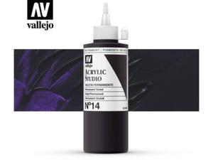 Vallejo Acrylic Studio 22014 Permanent Violet (200ml) - 2860513945