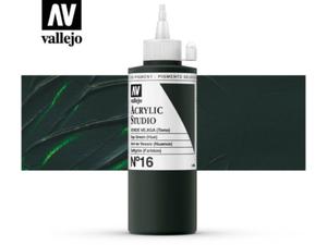 Vallejo Acrylic Studio 22016 Sap Green (Hue) (200ml) - 2860513947