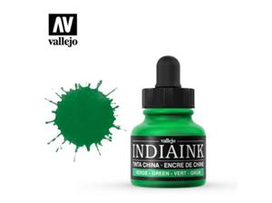 Vallejo Calligraphy India Ink 35320 Green (30ml) - 2860514093