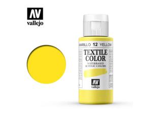 Vallejo Textile Color 40012 Yellow (Opaque) (60ml) - 2860514099