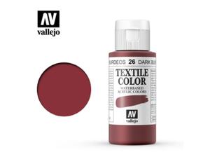 Vallejo Textile Color 40026 Dark Burgundy (60ml) - 2860514108