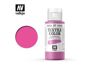 Vallejo Textile Color 40027 Rose (Op.) (60ml) - 2860514109