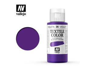 Vallejo Textile Color 40036 Violet (Opq.) (60ml) - 2860514112